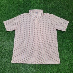 VTG 70s Wrangler Dagger Collar Geometric Polo Shirt Large Geometric AOP Disco